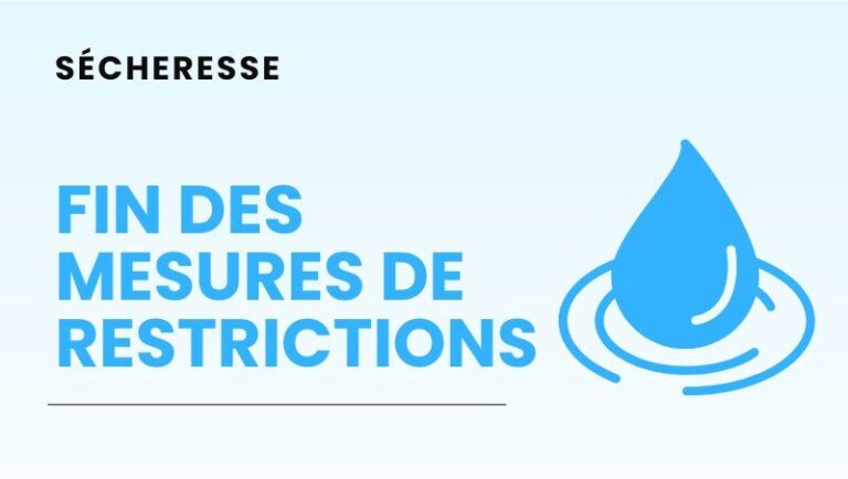 Fin des restrictions liées à l'usage de l'eau