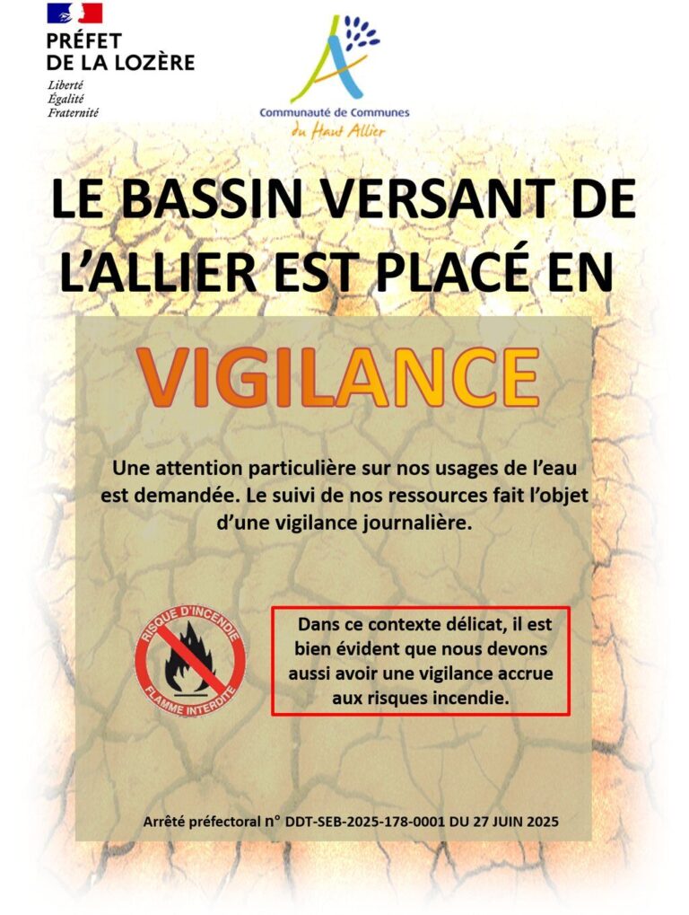 VIGILANCE SECHERESSE