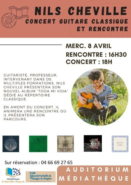 Image 1 : CONCERT GUITARE CLASSIQUE ET RENCONTRE