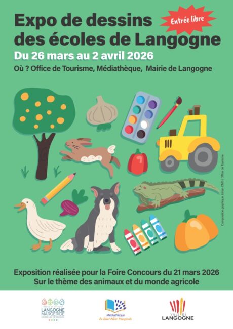 Image 1 : EXPOSITION DESSINS DES ÉCOLES DE LANGOGNE