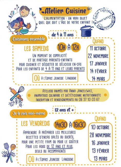 Image 1 : INSTANTS FAMILLE - ATELIERS CUISINE ADO