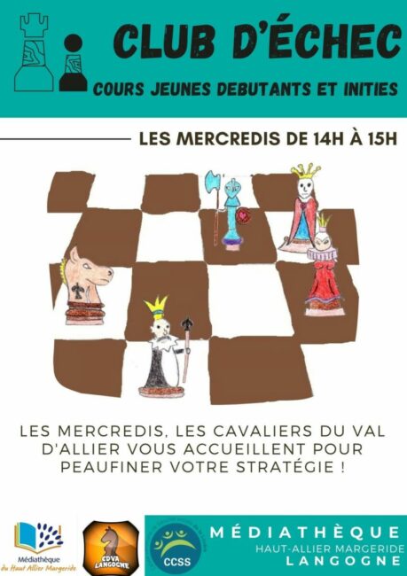 Image 1 : LES MERCREDIS CLUB D'ÉCHEC